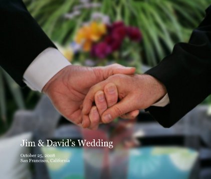 Jim & David's Wedding book cover