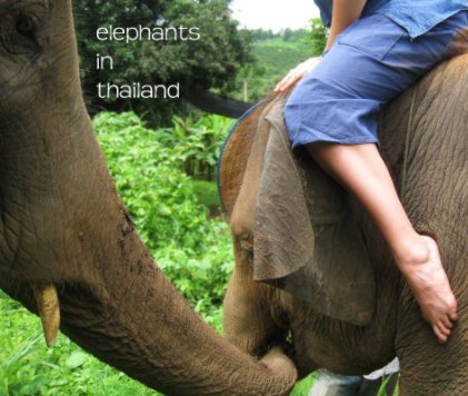 Elephants in Thailand book cover