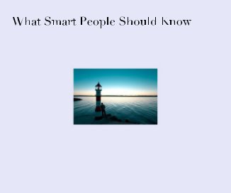 What Smart People Should Know book cover