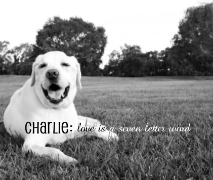 CHARLIE: love is a seven letter word book cover