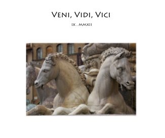 Veni, Vidi, Vici book cover