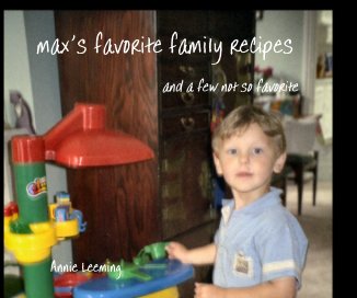 max's favorite family recipes book cover