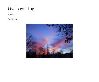 Oya's writing book cover