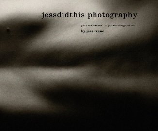 jessdidthis photography book cover