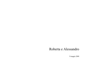 Roberta e Alessandro book cover