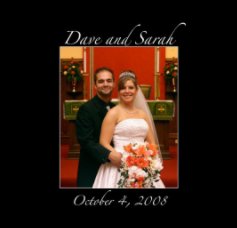 Dave Mantz Jr. & Sarah Bowman Oct. 4, 2008 book cover