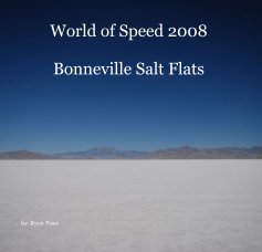 World of Speed 2008 Bonneville Salt Flats book cover