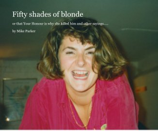 Fifty shades of blonde book cover