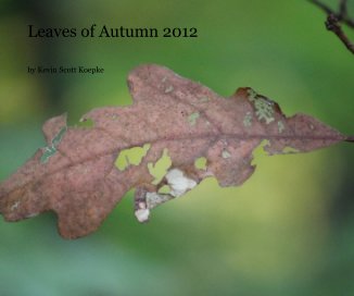 Leaves of Autumn 2012 book cover