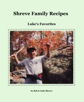 Shreve Family Recipes book cover