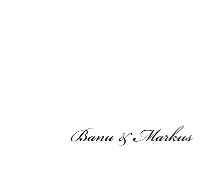 Banu & Markus Wedding book cover