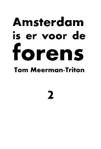 Amsterdam is er voor de forens book cover