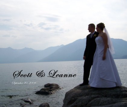 Scott & Leanne's wedding book cover