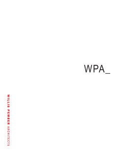 Willis Pember Architects Monograph I book cover