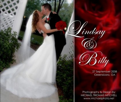 The Wedding of Lindsay & Billy (13x11) book cover