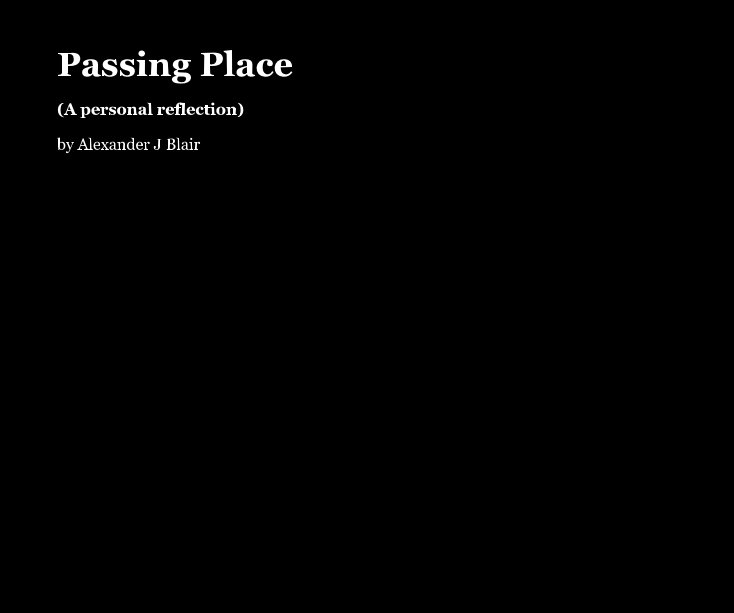 Ver Passing Place por Alexander J Blair