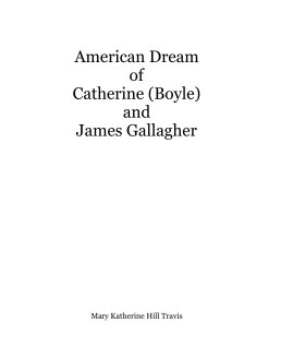 American Dream of Catherine (Boyle) and James Gallagher book cover