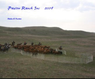 Paxton Ranch Inc 2009 book cover