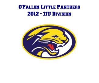 O'Fallon Little Panthers 2012 - 11U Division book cover