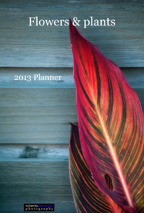 View Flowers & plants 2013 Weekly Planner by Roberto Bettacchi photography