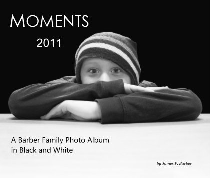 A Barber Family Photo Album in Black and White book cover