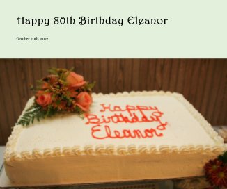 Happy 80th Birthday Eleanor book cover