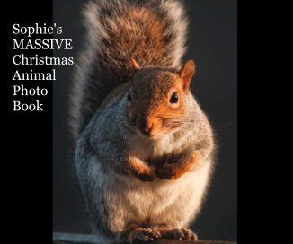 Sophie's MASSIVE Christmas Animal Photo Book book cover
