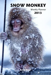 SNOW MONKEY Weekly Planner 2013 book cover