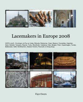 Lacemakers in Europe 2008 book cover