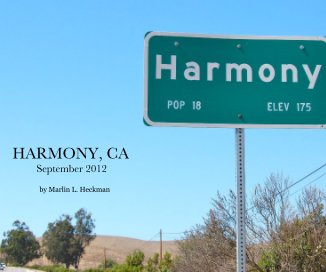 HARMONY, CA September 2012 book cover