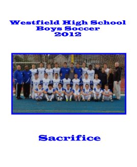 Westfield High School Boys Soccer 2012 book cover