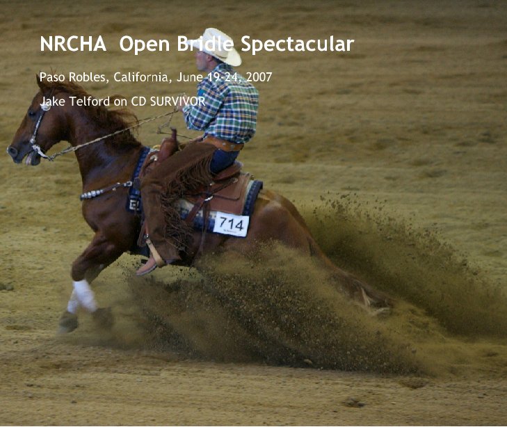 View NRCHA  Open Bridle Spectacular by Jake Telford on CD SURVIVOR