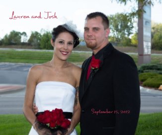 Lauren and Josh September 15, 2012 book cover