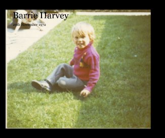 Barrie Harvey book cover
