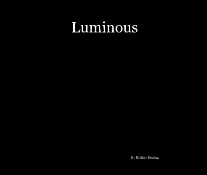 Luminous book cover