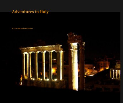 Adventures in Italy book cover