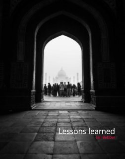 Lessons learned book cover