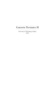 CONCRETE TECTONICS II book cover