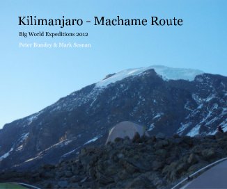 Kilimanjaro - Machame Route book cover