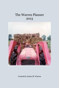 The Warren Planner 2013 book cover