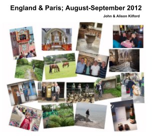 England & Paris; August-September 2012 book cover