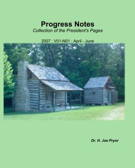 Progress Notes
Collection of the President's Pages

2007 : V01-N01 : April - June book cover