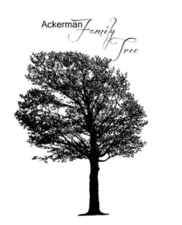 Ackerman Family History book cover