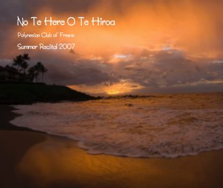 No Te Here O Te Hiroa book cover