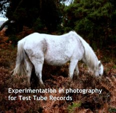 Experimentation in photography for Test Tube Records book cover