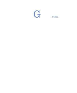 G Style book cover