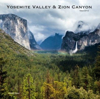 Yosemite Valley & Zion Canyon book cover