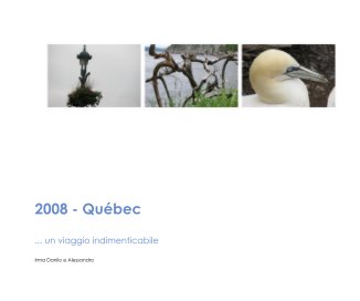 2008 - Québec book cover