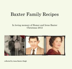 Baxter Family Recipes book cover