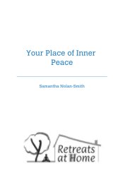 Your Place of Inner Peace ____________________________________ Samantha Nolan-Smith book cover